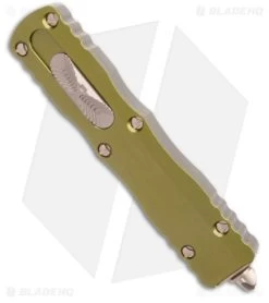 Microtech Dirac Dagger D/E OTF Auto Knife OD Green Alum (2.88" Bronze) 225-13OD -Microtech Shop Microtech Dirac Dagger D E OTF Auto Knife OD Green Alum Bronze 225 13OD BHQ 181096 KC spine