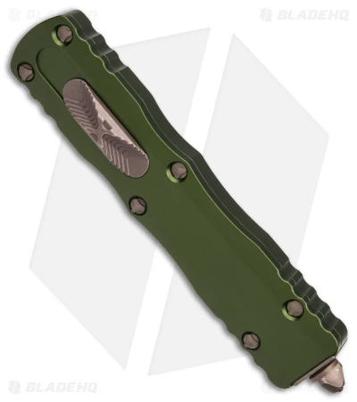 Microtech Dirac Dagger OTF Automatic Knife OD Green (2.88" Bronze Apocalyptic) 4 Microtech Dirac Dagger OTF Automatic Knife OD Green (2.88" Bronze Apocalyptic) - Image 2