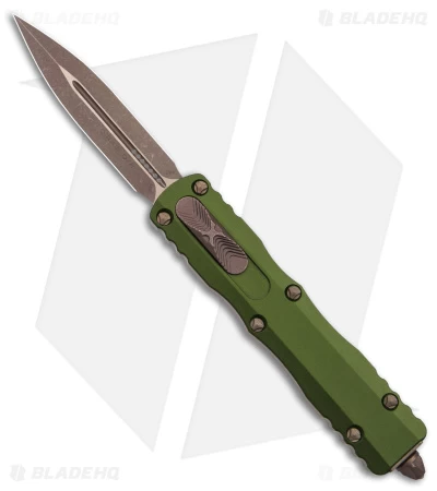 Microtech Dirac Dagger OTF Automatic Knife OD Green (2.88" Bronze Apocalyptic) 3 Microtech Dirac Dagger OTF Automatic Knife OD Green (2.88" Bronze Apocalyptic)