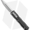 Microtech Dirac Dagger OTF Automatic Knife Black (2.88" Stonewash Full Serr) -Microtech Shop Microtech Dirac Dagger OTF Auto Black SW Full Serr BHQ 102135 jr