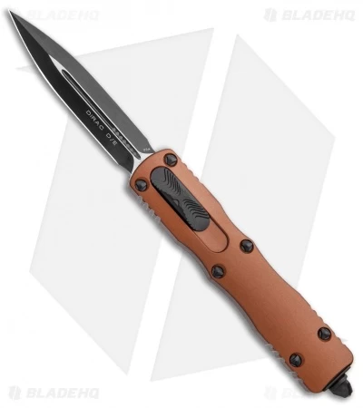 Microtech Dirac Dagger OTF Automatic Knife Tan (2.88" Two-Tone) 3 Microtech Dirac Dagger OTF Automatic Knife Tan (2.88" Two-Tone)