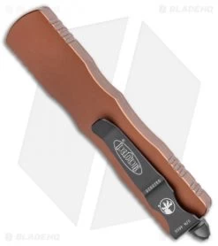 Microtech Dirac Dagger OTF Automatic Knife Tan (2.88" Two-Tone) 8 Microtech Dirac Dagger OTF Automatic Knife Tan (2.88" Two-Tone) -Microtech Shop Microtech Dirac Dagger OTF Auto Tan TT BHQ 111331 jr side
