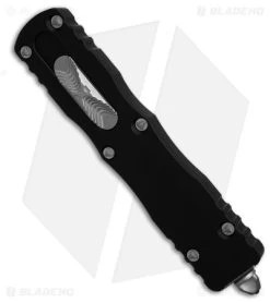 Microtech Dirac Delta Dagger OTF Automatic Knife Black (3.75" Apocalyptic) -Microtech Shop Microtech Dirac Delta Dagger OTF AK Black 3in Apocalyptic BHQ 178239 td spine