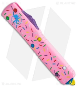 Microtech Exclusive Dessert Warrior Ultratech S/E OTF Donut Pink (3.4" Blue) -Microtech Shop Microtech Exclusive Dessert Warrior Ultratech SE OTF Donut Pink Blue BHQ 176889 jr spine 1