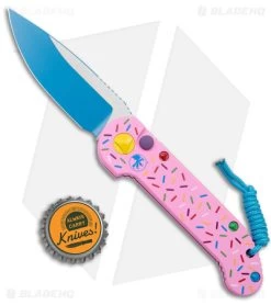 Microtech Exclusive Dessert Warrior LUDT Automatic Knife (3.4" Blue) -Microtech Shop Microtech Exclusive LUDT Dessert Warrior Blue BHQ 176596 jr bottlecap