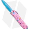 Microtech Exclusive Dessert Warrior UTX-85 D/E OTF Automatic Knife -Microtech Shop Microtech Exclusive UTX 85 Dessert Warrior Blue BHQ 174709 jr