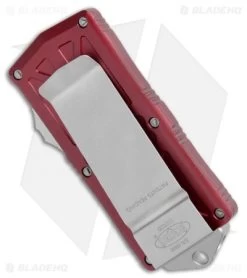 Microtech Exocet Dagger CA Legal OTF Automatic Knife Merlot (1.9" Stonewash) 8 Microtech Exocet Dagger CA Legal OTF Automatic Knife Merlot (1.9" Stonewash) -Microtech Shop Microtech Exocert Dagger CA Legal OTF Auto Merlot SW BHQ 110880 jr side