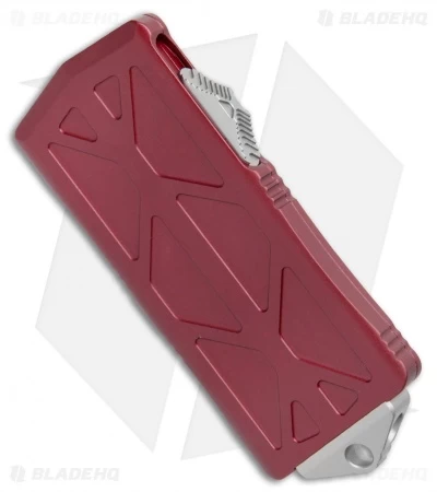 Microtech Exocet Dagger CA Legal OTF Automatic Knife Merlot (1.9" Stonewash) 4 Microtech Exocet Dagger CA Legal OTF Automatic Knife Merlot (1.9" Stonewash) - Image 2