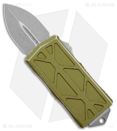 Microtech Exocet Dagger CA Legal OTF Auto Knife Distressed Green (1.9" APSW) 3 Microtech Exocet Dagger CA Legal OTF Auto Knife Distressed Green (1.9" APSW)