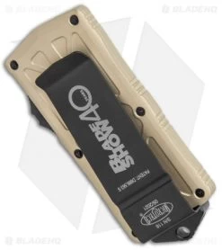 Microtech Exocet Dagger CA Legal OTF Automatic Knife Gold (1.9" Black) 157-1BSE -Microtech Shop Microtech Exocet Dagger CA Legal OTF Auto Gold Black 157 1BSE BHQ 134038 jr side