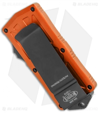 Microtech Exocet Dagger CA Legal OTF Automatic Knife Orange (1.9" Black) 5 Microtech Exocet Dagger CA Legal OTF Automatic Knife Orange (1.9" Black) - Image 3