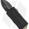 Microtech Exocet Dagger CA Legal OTF Automatic Knife (1.9" Black DLC)