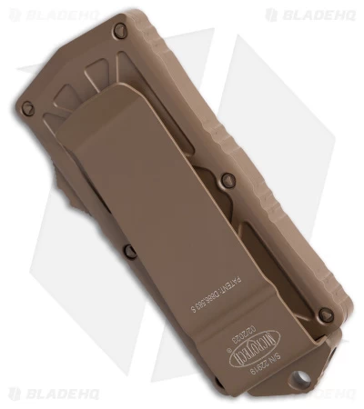 Microtech Exocet Dagger CA Legal OTF Automatic Knife Tan (1.9" Tan) 5 Microtech Exocet Dagger CA Legal OTF Automatic Knife Tan (1.9" Tan) - Image 3