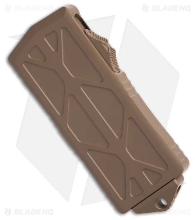 Microtech Exocet Dagger CA Legal OTF Automatic Knife Tan (1.9" Tan) 4 Microtech Exocet Dagger CA Legal OTF Automatic Knife Tan (1.9" Tan) - Image 2