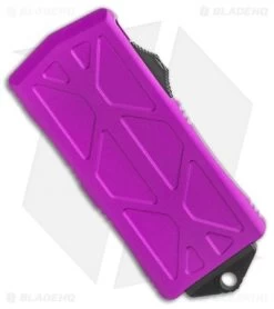Microtech Exocet Dagger CA Legal OTF Automatic Violet (1.9" Black Serr) 157-2 VI -Microtech Shop Microtech Exocet Dagger CA Legal OTF Automatic Violet 1.9in Black Serr 157 2 VI BHQ 115649 LS Spine