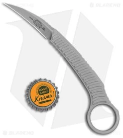 Microtech Signature Series Feather Karambit Fixed Blade Knife (2.25" Bead Blast) -Microtech Shop Microtech Feather BB AP STD 215 7 S BHQ 141750 jr bottlecap