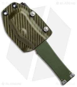 Microtech Halo VI Tanto OTF Automatic Knife (4.4" Apocalyptic Serr) 250-11APOD -Microtech Shop Microtech Halo VI Tanto OTF Auto Apocalyptic Serr 250 11APOD BHQ 91474 jr sheath