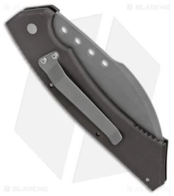 Microtech Hawk Automatic Knife Black Aluminum (4" Bead Blasted ATS-34) -Microtech Shop Microtech Hawk Auto BB BHQ 172949 jr side