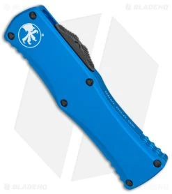 Microtech Hera D/E Auto Knife Blue Aluminum (3" Black Serr) -Microtech Shop Microtech Hera DE Auto Dagger Blue Aluminum Black Serr BHQ 165586 jr spine