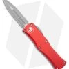 Microtech Hera D/E OTF Automatic Knife Dagger Red Aluminum (3" Apocalyptic) -Microtech Shop Microtech Hera DE Auto Dagger Red Aluminum Apocalyptic BHQ 180391 jr