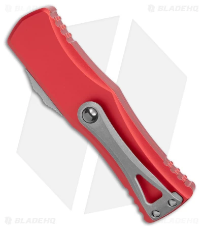Microtech Hera D/E OTF Automatic Knife Dagger Red Aluminum (3" Apocalyptic) 5 Microtech Hera D/E OTF Automatic Knife Dagger Red Aluminum (3" Apocalyptic) - Image 3