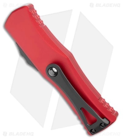 Microtech Hera D/E Auto Knife Red Aluminum (3" Black Serr) 5 Microtech Hera D/E Auto Knife Red Aluminum (3" Black Serr) - Image 3