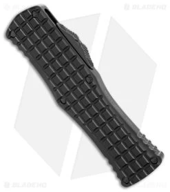 Microtech Hera S/E Frag SS OTF Automatic Knife Black (3" Black Serr) -Microtech Shop Microtech Hera SE Frag Partial Serr OTF Auto Black Black BHQ 178764 jr spine