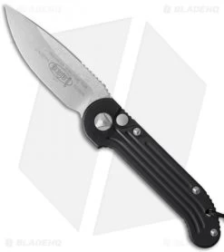 Microtech LUDT Automatic Knife Black (3.4" Stonewash) 135-10