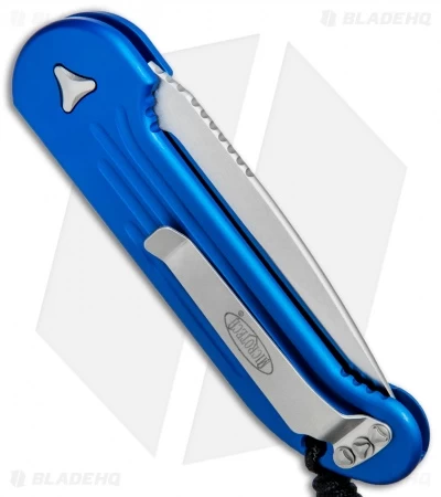 Microtech LUDT Automatic Knife Blue (3.4" Satin) 135-4BL 5 Microtech LUDT Automatic Knife Blue (3.4" Satin) 135-4BL - Image 3