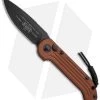 Microtech LUDT Automatic Knife Tan Aluminum (3.4" Black)