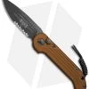 Microtech LUDT Automatic Knife Tan (3.4" Black Serr) 135-2TA
