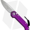 Microtech LUDT Automatic Knife Violet (3.4" Stonewash) 135-10 VI