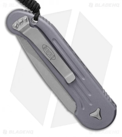 Microtech LUDT Automatic Knife Gray (3.4" Apocalyptic) 135-10APGY 5 Microtech LUDT Automatic Knife Gray (3.4" Apocalyptic) 135-10APGY - Image 3