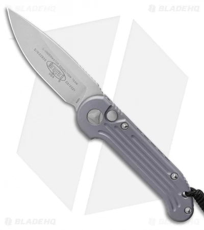 Microtech LUDT Automatic Knife Gray (3.4" Apocalyptic) 135-10APGY 3 Microtech LUDT Automatic Knife Gray (3.4" Apocalyptic) 135-10APGY