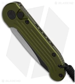 Microtech LUDT Automatic Knife OD Green (3.4" Black) 135-1OD -Microtech Shop Microtech LUDT Automatic Knife OD Green 3in Black BHQ 4642 td spine