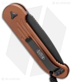 Microtech LUDT Automatic Knife Tan (3.4" Black) 135-1TA -Microtech Shop Microtech LUDT Automatic Knife Tan 3.4 Black135 1TA BHQ 8566 LS Side