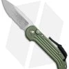 Microtech LUDT Automatic Knife OD Green (3.4" Satin Serr) 135-5OD -Microtech Shop Microtech LUDT OD green satin serr 135 5OD BHQ 51951 er