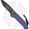 Microtech LUDT Automatic Knife Purple (3.4" Black Serr) 135-2PU