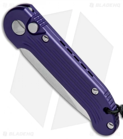 Microtech LUDT Automatic Knife Purple (3.4" Satin) 135-4PU 4 Microtech LUDT Automatic Knife Purple (3.4" Satin) 135-4PU - Image 2