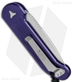 Microtech LUDT Automatic Knife Purple (3.4" Satin) 135-4PU 8 Microtech LUDT Automatic Knife Purple (3.4" Satin) 135-4PU -Microtech Shop Microtech LUDT Purple Satin BHQ 79573 er spine