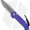 Microtech LUDT Automatic Knife Purple (3.4" Apocalyptic) 135-11APPU -Microtech Shop Microtech LUDT Standard Purple Apocalyptic Serr 135 11APPU BHQ 111434 jr