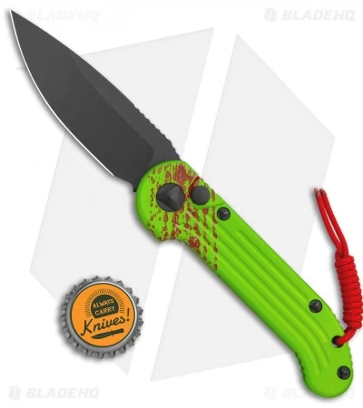 Microtech LUDT Zombie Edition Automatic Knife (3.4" Black) 135-1Z 6 Microtech LUDT Zombie Edition Automatic Knife (3.4" Black) 135-1Z - Image 4