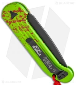 Microtech LUDT Zombie Edition Automatic Knife (3.4" Black) 135-1Z 8 Microtech LUDT Zombie Edition Automatic Knife (3.4" Black) 135-1Z -Microtech Shop Microtech LUDT Zombie Edition Auto Black 135 1Z BHQ 113538 jr side
