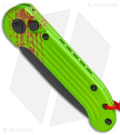 Microtech LUDT Zombie Edition Automatic Knife (3.4" Black) 135-1Z 4 Microtech LUDT Zombie Edition Automatic Knife (3.4" Black) 135-1Z - Image 2