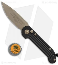 Microtech LUDT Automatic Knife Black (3.4" Bronze) 135-13 -Microtech Shop Microtech LUDT black bronze bronze BHQ 77283 jr bottlecap