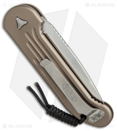 Microtech LUDT Automatic Knife Tan (3.4" Satin) 135-4TA 5 Microtech LUDT Automatic Knife Tan (3.4" Satin) 135-4TA - Image 3