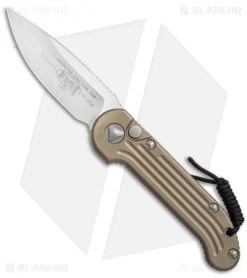 Microtech LUDT Automatic Knife Tan (3.4" Satin) 135-4TA