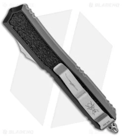 Microtech Makora Signature D/E OTF Automatic Knife Black (3.4" Stonewash) -Microtech Shop Microtech Makora DE SS SW STD Black Nickel Boron Internals BHQ 144596 jr side