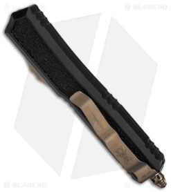Microtech Makora D/E Signature Series Black (3.4" Bronzed) 206-13 S -Microtech Shop Microtech Makora DE Signature Series Black 3in Bronzed BHQ 152331 td side
