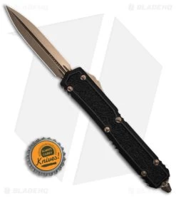 Microtech Makora D/E Signature Series Black (3.4" Bronzed) 206-13 S -Microtech Shop Microtech Makora DE Signature Series Black 3in Bronzed BHQ 152331 td size